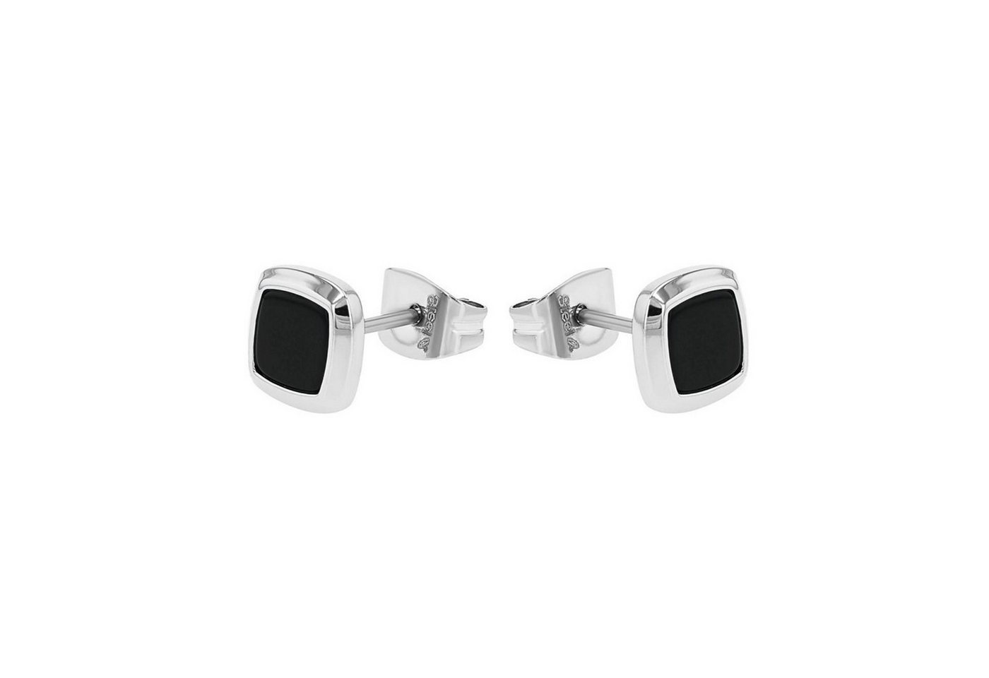 Amor Paar Ohrstecker Quadrat, mit Achat – Bild 3 von 4