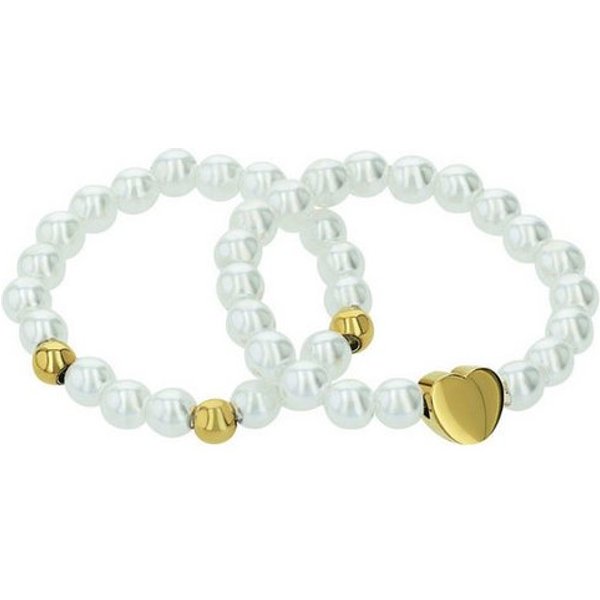 Amor Ring-Set Herz, mit Glasperle