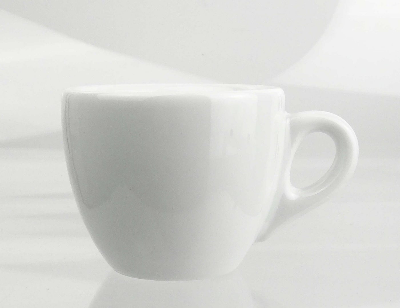 Ancap Espressotasse extra dickwandig, weiss, Made in Italy, 2-tlg., Porzellan – Bild 3 von 5