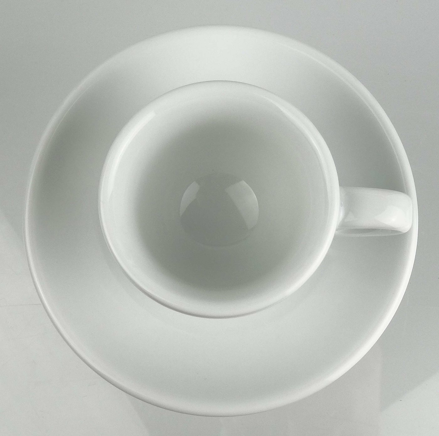 Ancap Espressotasse extra dickwandig, weiss, Made in Italy, 2-tlg., Porzellan – Bild 5 von 5