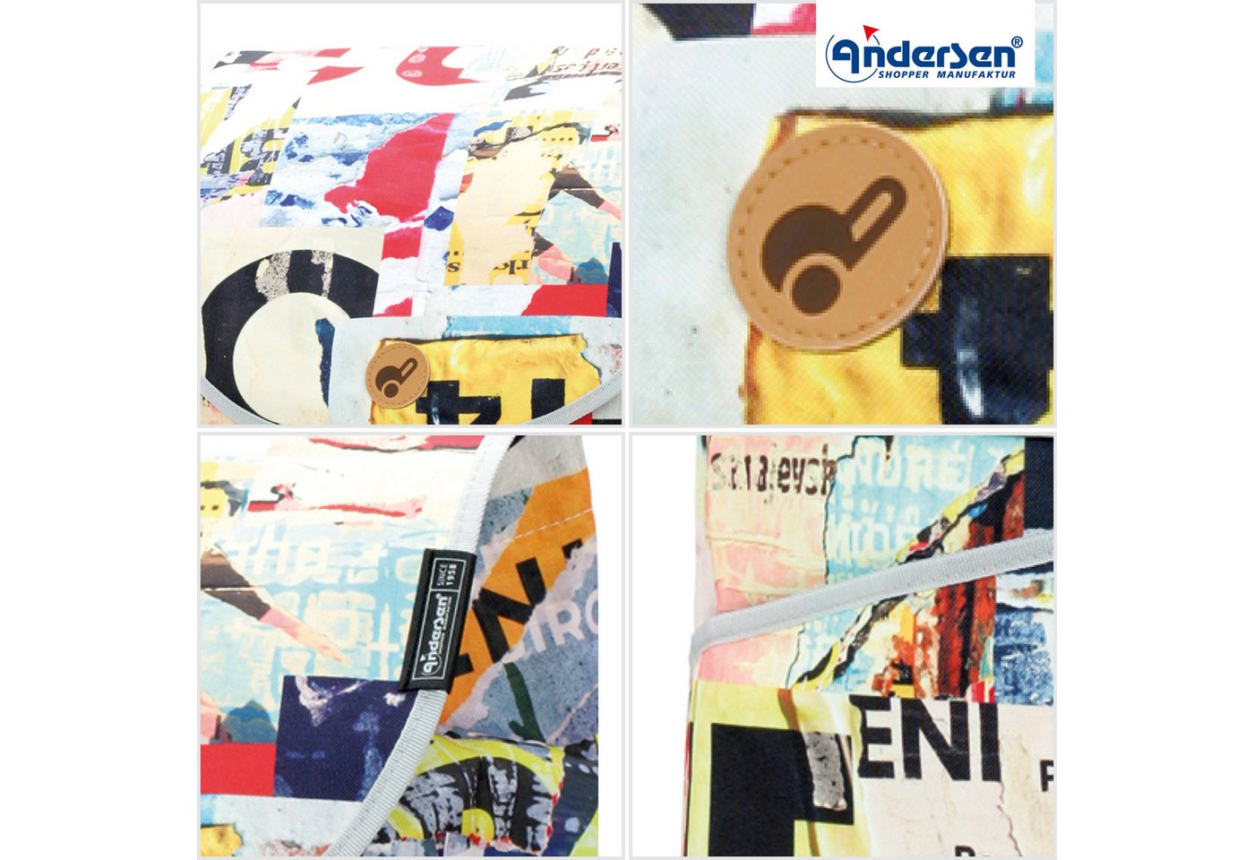 Andersen Einkaufstrolley Scala Shopper MIX A33, belastbar bis 40kg, wasserabweisend – Bild 5 von 5