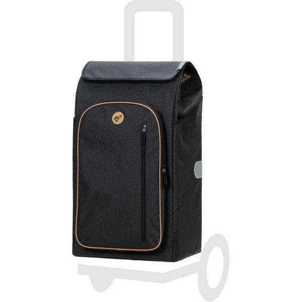 Andersen Einkaufstrolley Tasche Folke schwarz, Thermofach 15 Liter, wasserabweisend