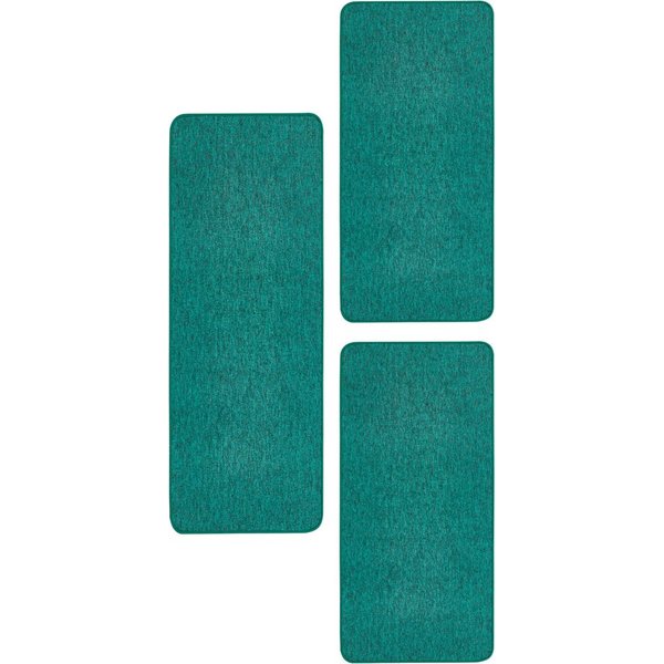 Andiamo Bettumrandung Luton, Höhe 5 mm, (3-tlg), Bettvorleger, Läufer-Set für das Schlafzimmer, melierte Optik