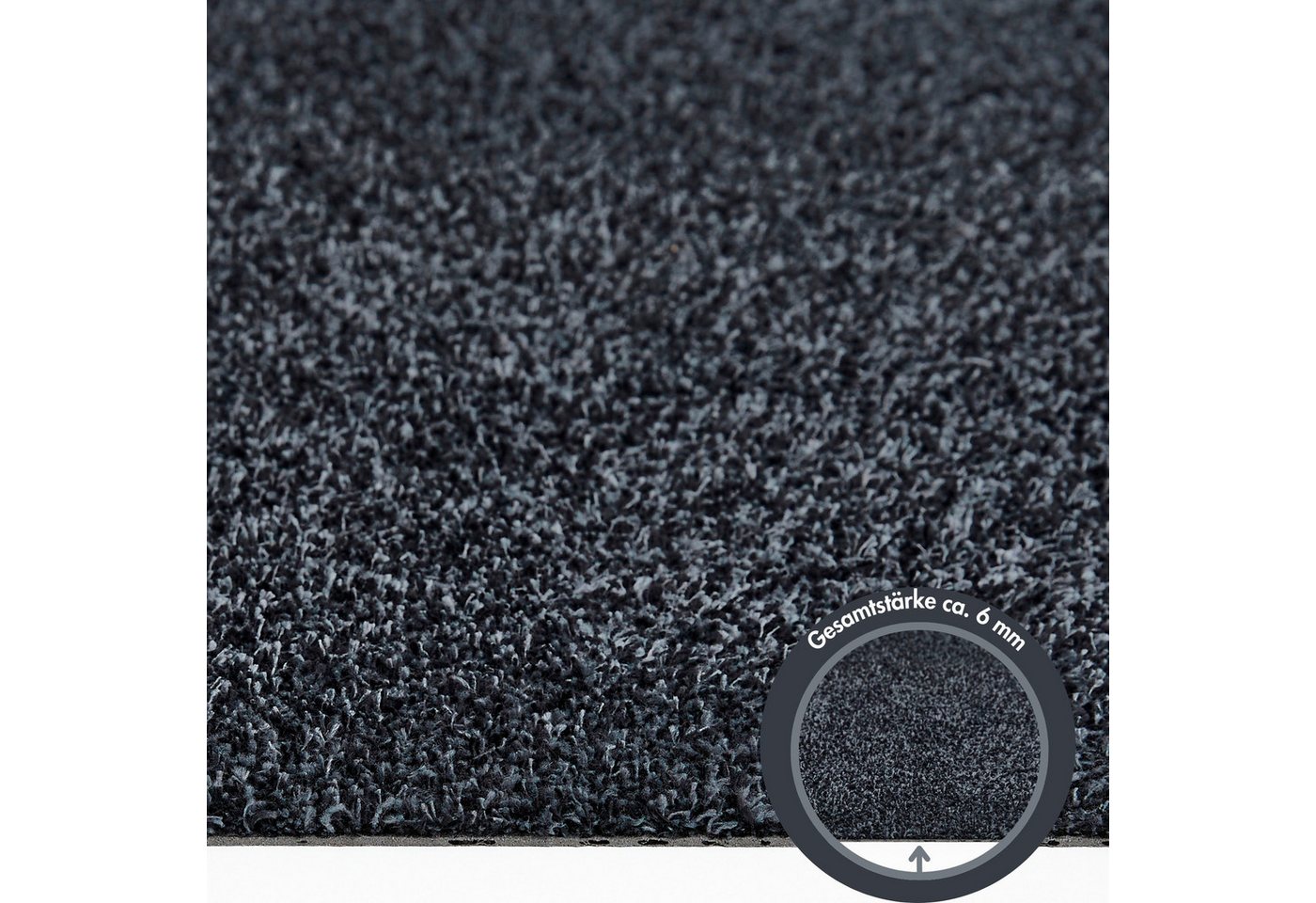 Andiamo Fußmatte Samson, rechteckig, Höhe: 6 mm, Schmutzfangmatte, waschbar, rutschhemmend, auch als 2er Set erhältlich – Bild 5 von 5
