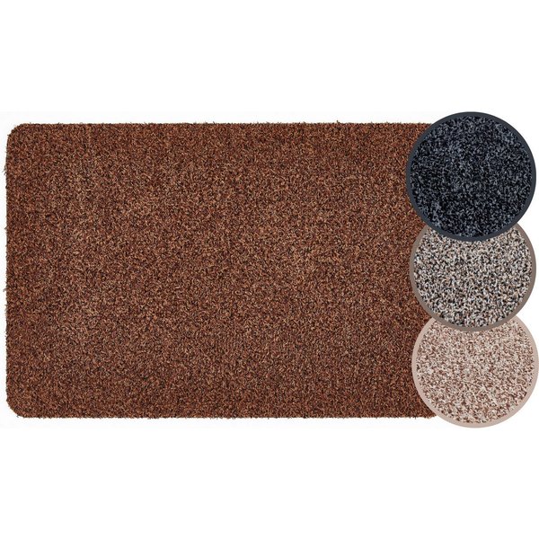 Andiamo Fußmatte Samson, rechteckig, Höhe: 6 mm, Schmutzfangmatte, waschbar, rutschhemmend, auch als 2er Set erhältlich