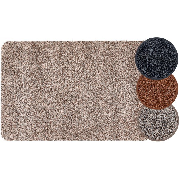 Andiamo Fußmatte Samson, rechteckig, Höhe: 6 mm, Schmutzfangmatte, waschbar, rutschhemmend, auch als 2er Set erhältlich