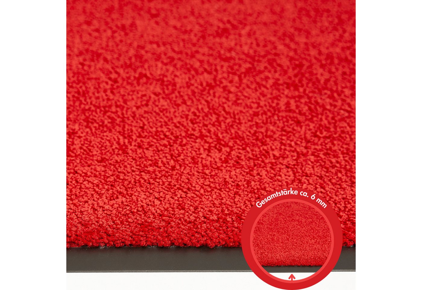 Andiamo Fußmatte Verdi, rechteckig, Höhe: 6 mm, Schmutzfangmatte, Eingangsmatte, rutschfest, strapazierfähig – Bild 5 von 5