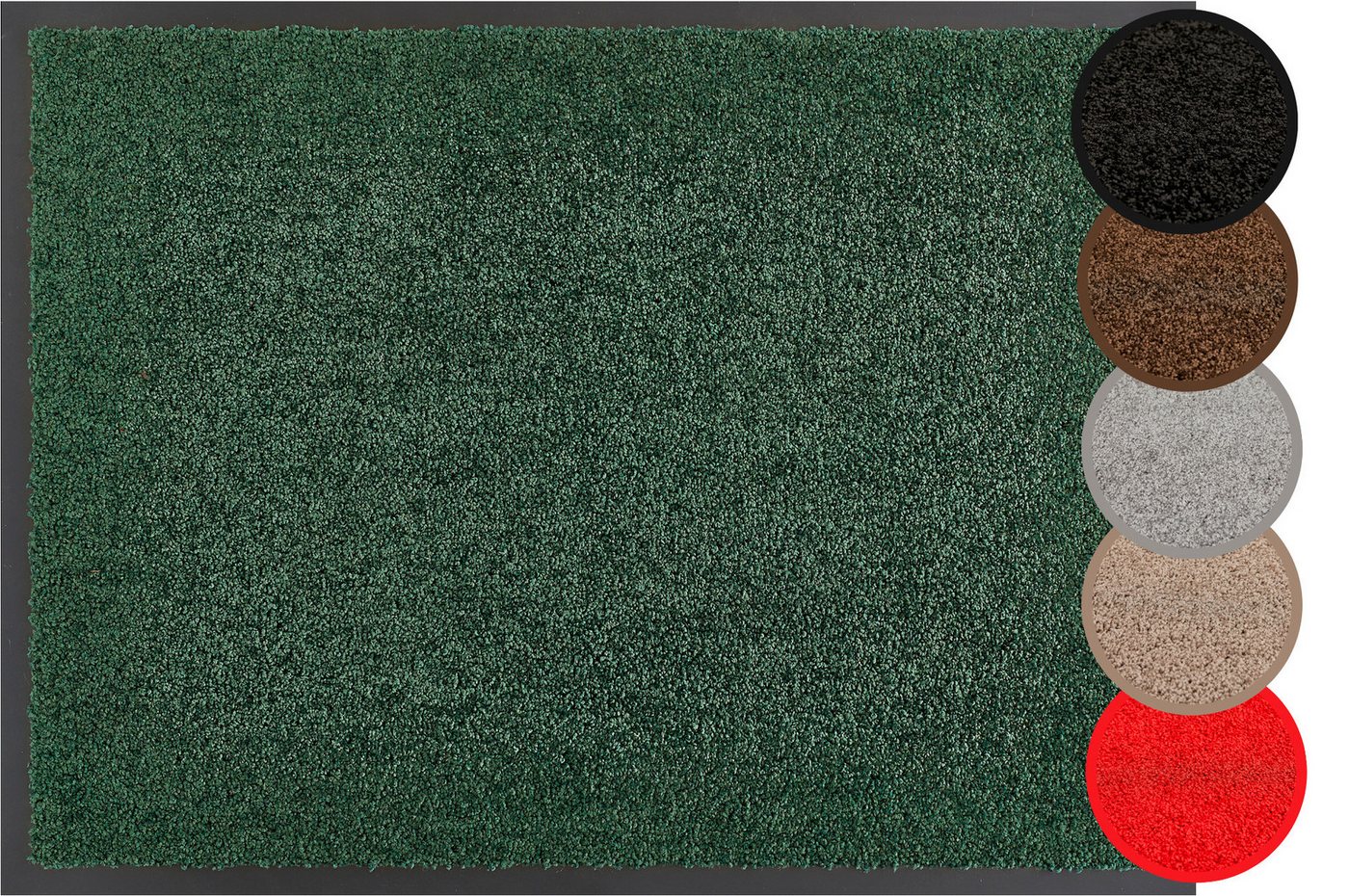 Andiamo Fußmatte Verdi, rechteckig, Höhe: 6 mm, Schmutzfangmatte, Eingangsmatte, rutschfest, strapazierfähig – Bild 5 von 5