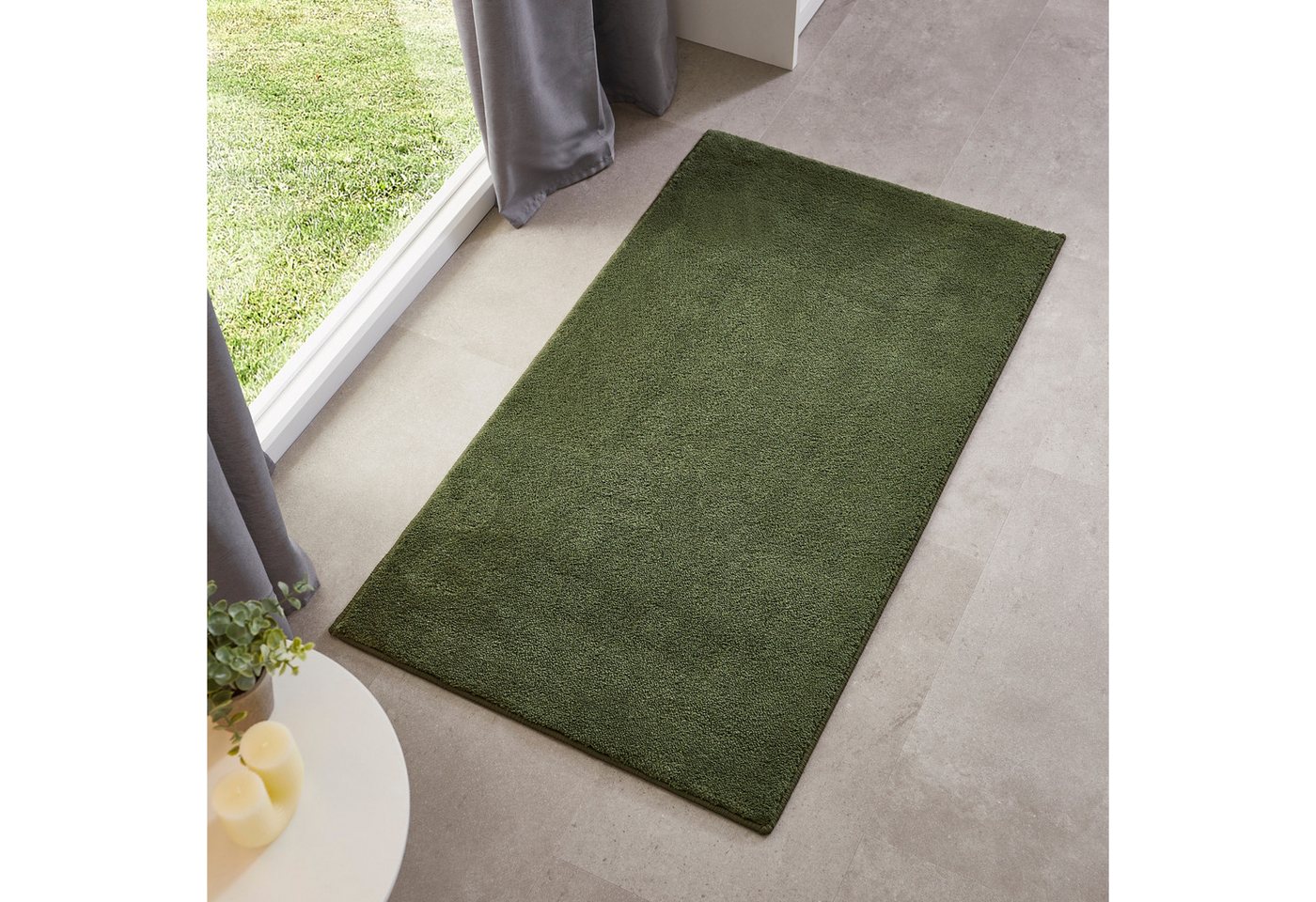 Andiamo Teppich Arezzo, rechteckig, Höhe: 16 mm, Uni Farben, weicher Flor, waschbar, ideal im Wohnzimmer & Schlafzimmer – Bild 2 von 5