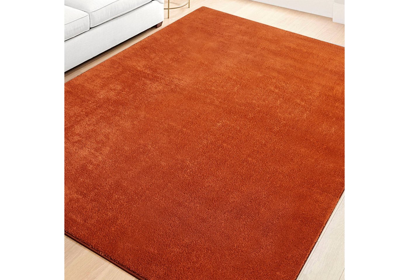 Andiamo Teppich Arezzo, rechteckig, Höhe: 16 mm, Uni Farben, weicher Flor, waschbar, ideal im Wohnzimmer & Schlafzimmer – Bild 2 von 5
