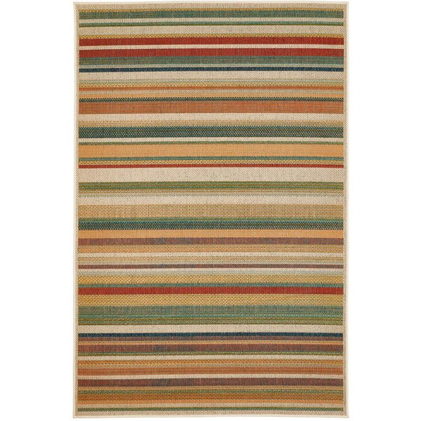 Andiamo Teppich Sedona Streifen, rechteckig, Höhe: 5 mm, Flachgewebe, gestreift, In- und Outdoor geeignet