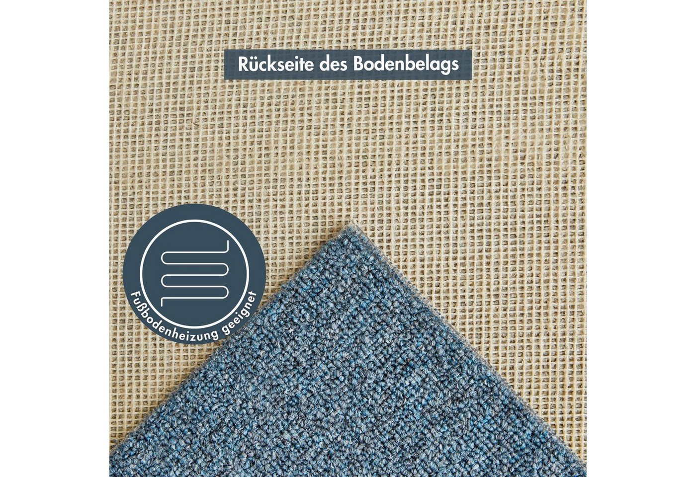 Andiamo Teppichboden Bob, Feinschlinge, Gesamthöhe ca. 4,5 mm, Luxusklasse LC1, rechteckig, meliert, Breite 200, 400 oder 500 cm, strapazierfähig & pflegeleicht – Bild 5 von 5