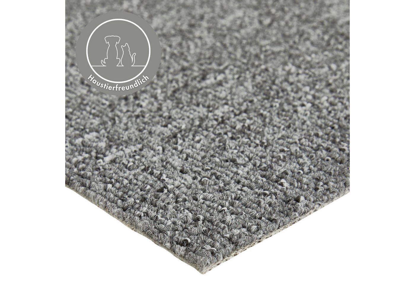 Andiamo Teppichboden Rambo, Feinschlinge, Gesamthöhe ca. 4,5 mm, Luxusklasse LC1, rechteckig, meliert, Breite 400 cm oder 500 cm, strapazierfähig & pflegeleicht – Bild 3 von 5