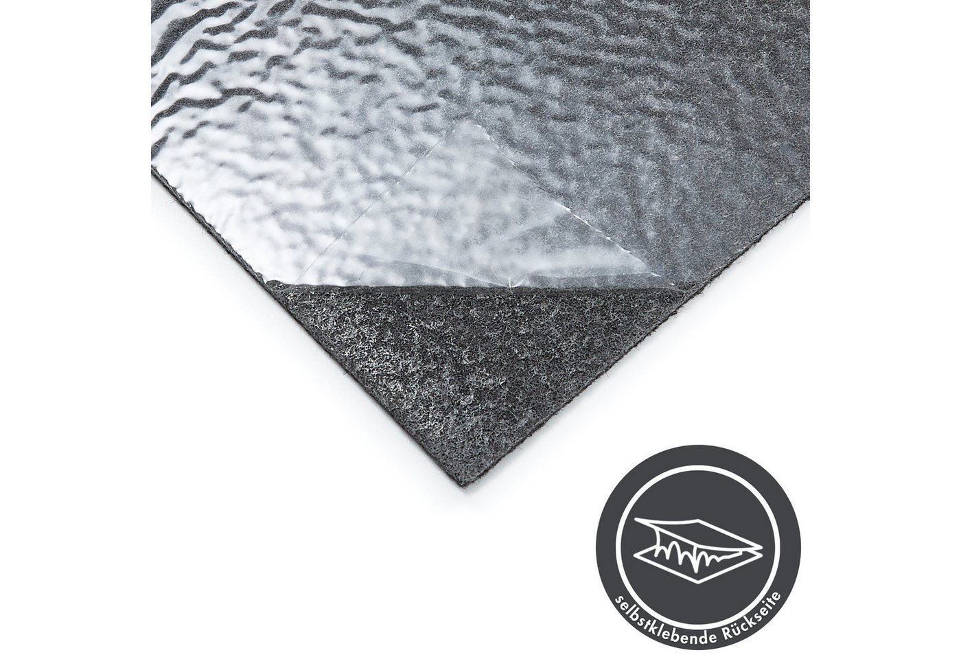 Andiamo Teppichfliese Skandi, selbstklebend, Gesamthöhe ca. 4 mm, rechteckig, 40x40 cm, 25 Stück (4 qm), 50 Stück (8 qm) oder 100 Stück (16 qm) – Bild 3 von 5