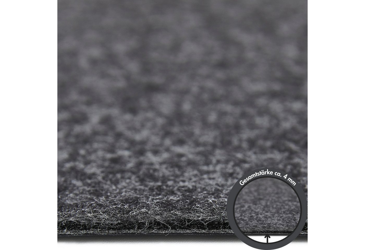 Andiamo Teppichfliese Skandi, selbstklebend, Gesamthöhe ca. 4 mm, rechteckig, 40x40 cm, 25 Stück (4 qm), 50 Stück (8 qm) oder 100 Stück (16 qm) – Bild 4 von 5