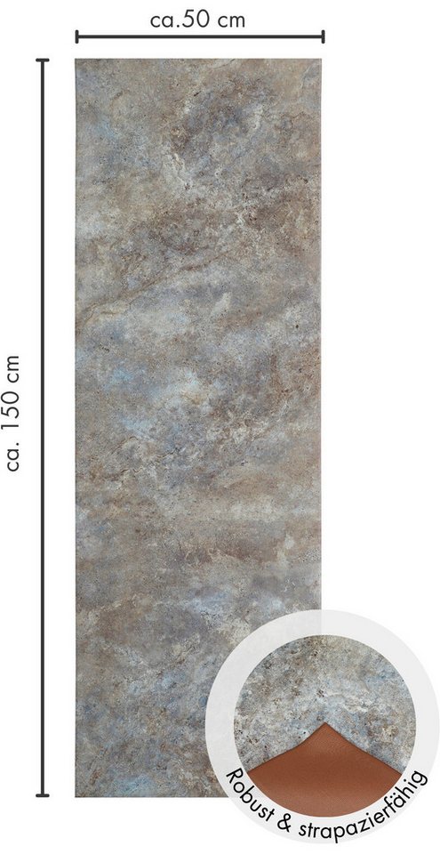 Andiamo Vinylteppich Marrakesch, rechteckig, Höhe: 3,5 mm, abwischbar, rutschhemmend, Fliesen oder Beton Design, auch als Läufer – Bild 2 von 5