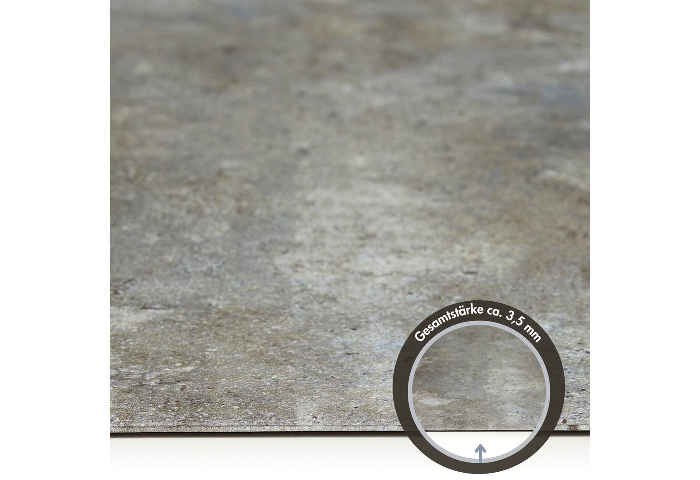 Andiamo Vinylteppich Marrakesch, rechteckig, Höhe: 3,5 mm, abwischbar, rutschhemmend, Fliesen oder Beton Design, auch als Läufer – Bild 3 von 5