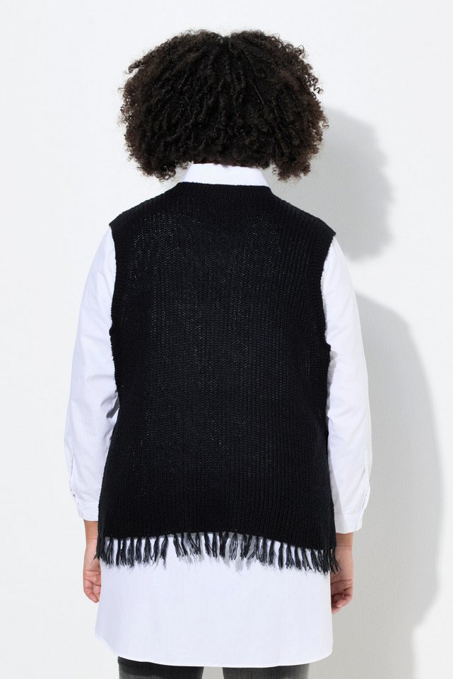Angel of Style Pullunder Pullunder bequeme Passform seitlich mit Bindeband – Bild 3 von 3
