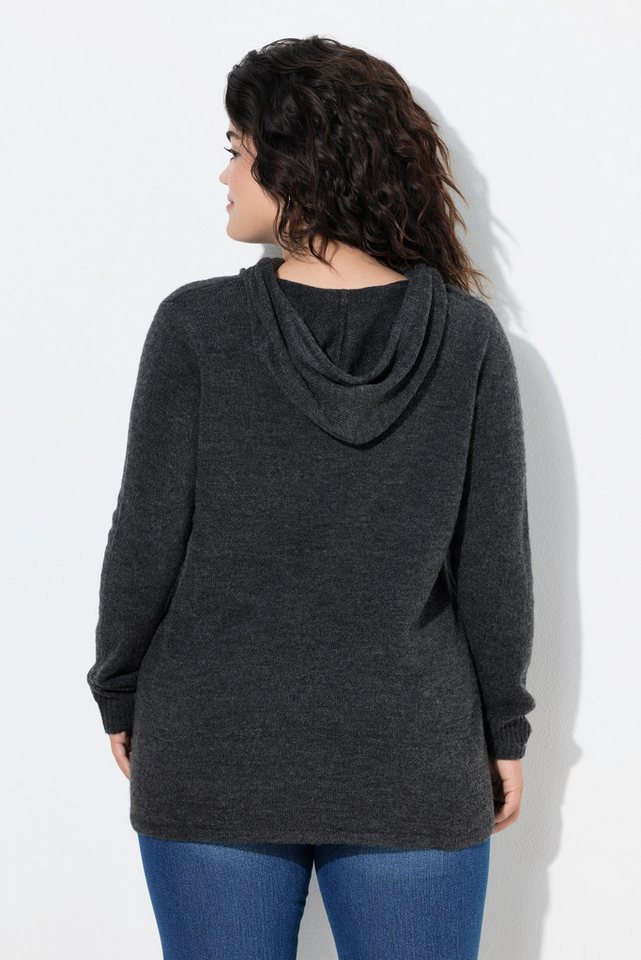 Angel of Style Strickpullover Kapuzen-Pullover Straight Fit kleines Herz – Bild 3 von 3