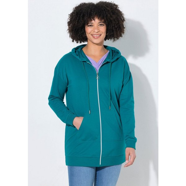 Angel of Style Sweatjacke Sweatjacke oversized Kapuze Zipper