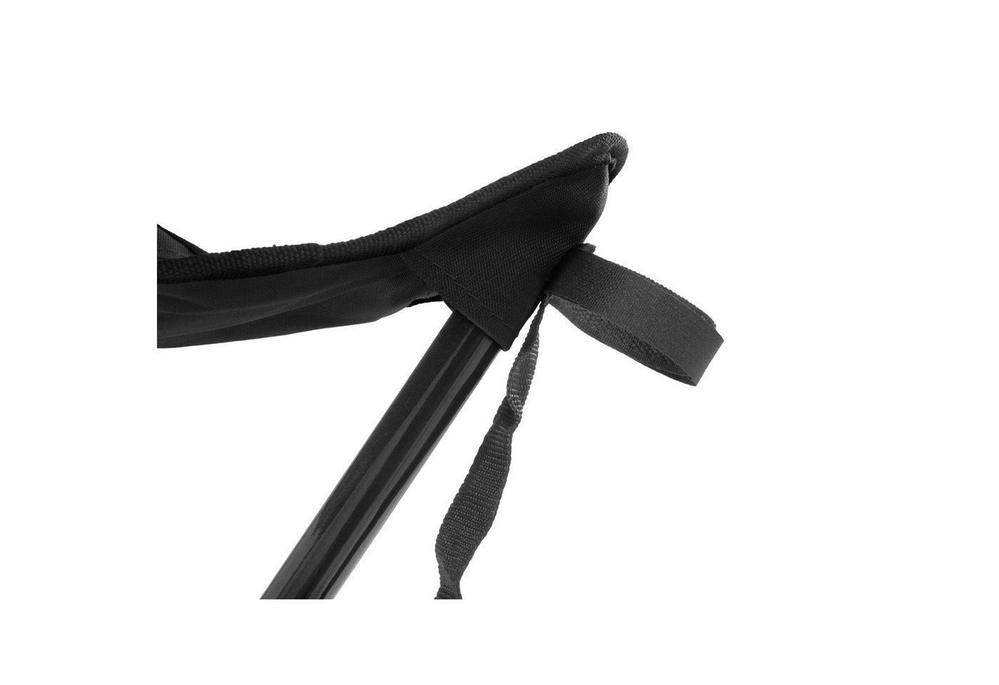 BasicNature Angelhocker BasicNature Dreibeinhocker Travelchair Schwarz – Campinghocker – Bild 3 von 5