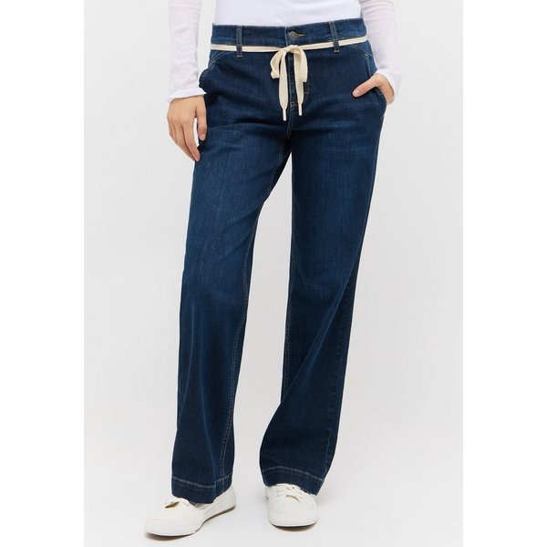 ANGELS 5-Pocket-Jeans L. RETRO Wide Leg, mit Stretch und Bindeband