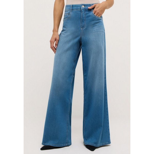 ANGELS 5-Pocket-Jeans LIVA mit weitem Bein