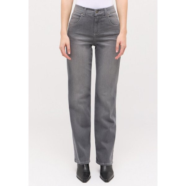 ANGELS Stretch-Jeans weite Passform, aus Baumwollmischung, mit Metallreißverschluss