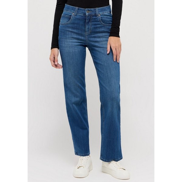 ANGELS Stretch-Jeans weite Passform, aus Baumwollmischung, mit Metallreißverschluss