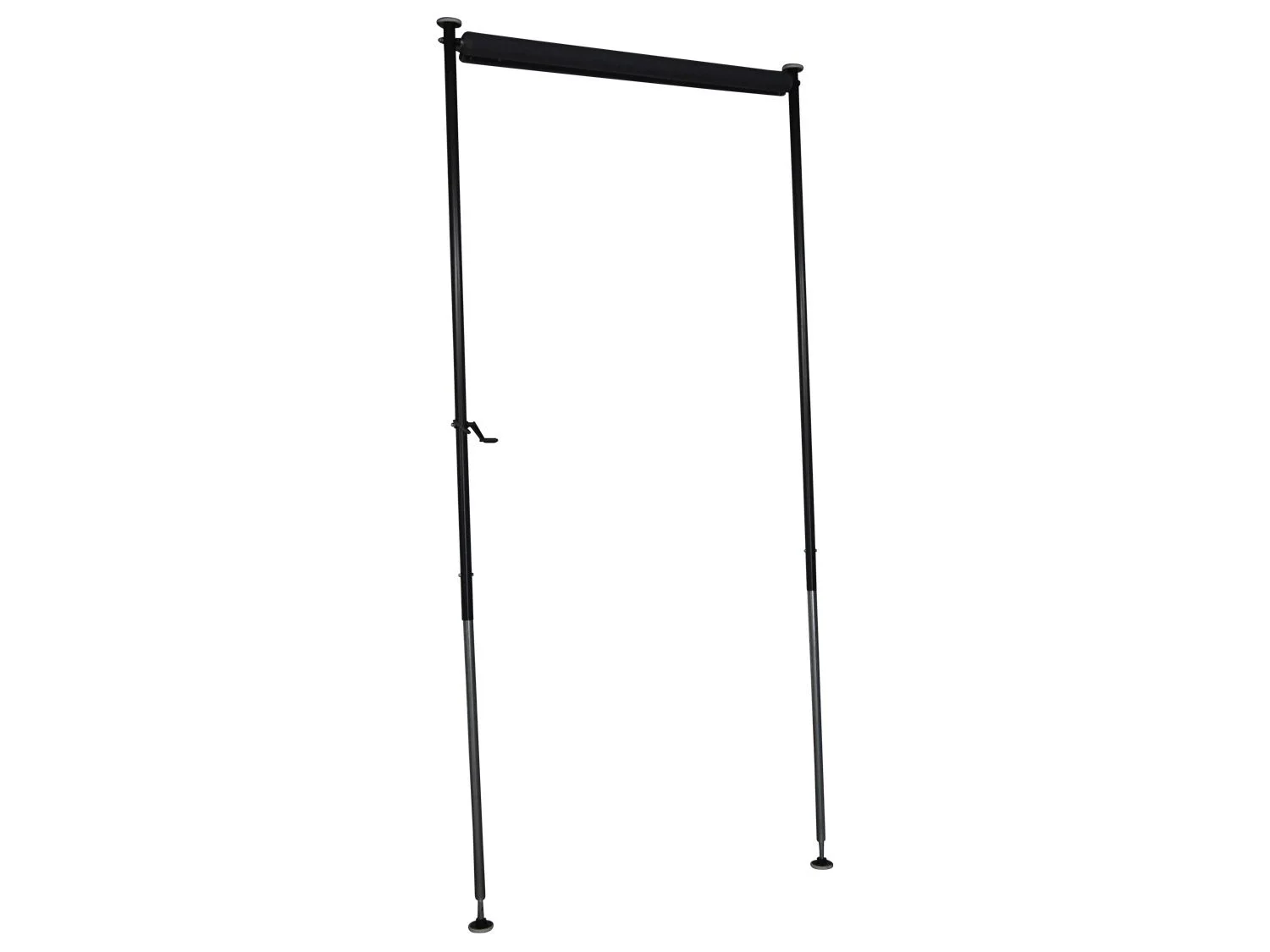 ANGERER Balkon Sichtschutz einfarbig dunkelgrau (150 cm breit) – Bild 2 von 4