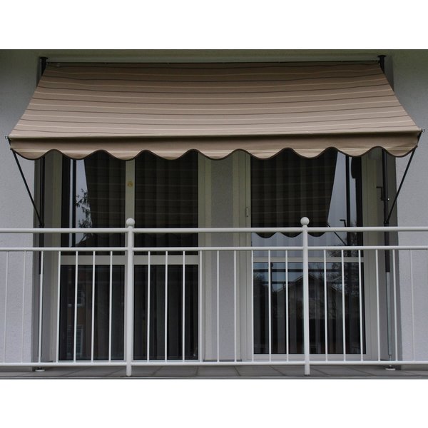 Angerer Freizeitmöbel Klemmmarkise beige, Ausfall: 150 cm, versch. Breiten
