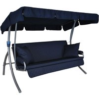 ANGERER Hollywoodschaukel »LIVING«, 3-Sitzer (Blau)