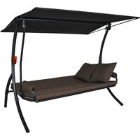 ANGERER Hollywoodschaukel »WAVE«, 3-Sitzer (Taupe)