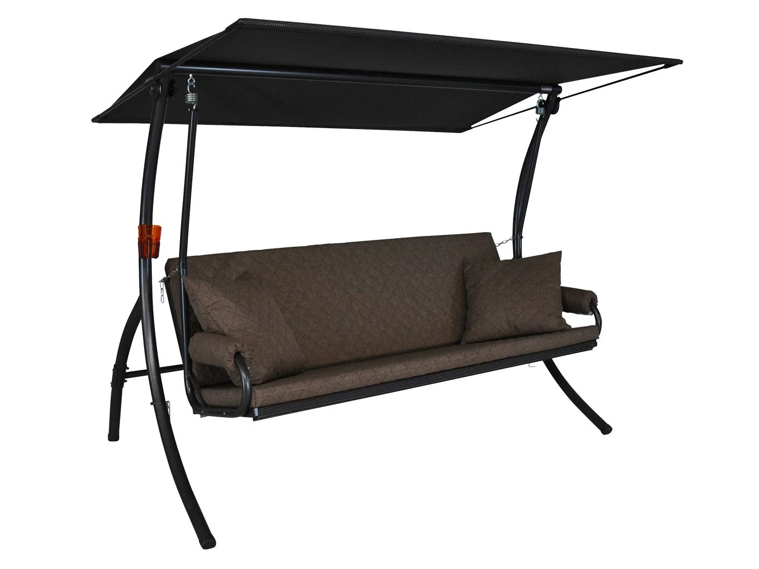 ANGERER Hollywoodschaukel »WAVE«, 3-Sitzer (Taupe) – Bild 2 von 2