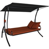 ANGERER Hollywoodschaukel »WAVE«, 3-Sitzer (Terracotta)