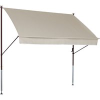ANGERER Klemmmarkise (Beige, 350 cm breit)