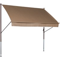 ANGERER Klemmmarkise (Taupe, 200 cm breit)