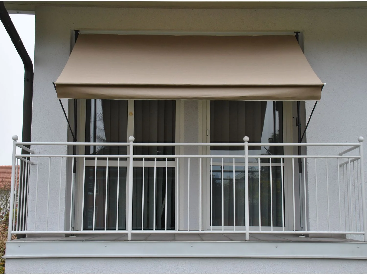 ANGERER Klemmmarkise (Taupe, 300 cm breit) – Bild 3 von 4