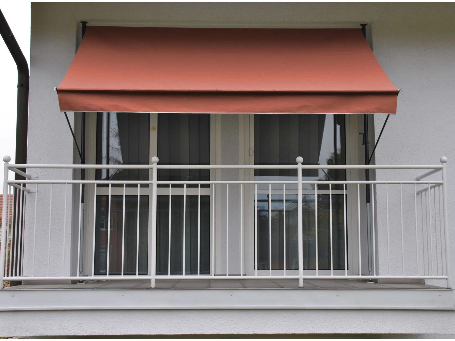 ANGERER Klemmmarkise (Terracotta, 300 cm breit) – Bild 3 von 4