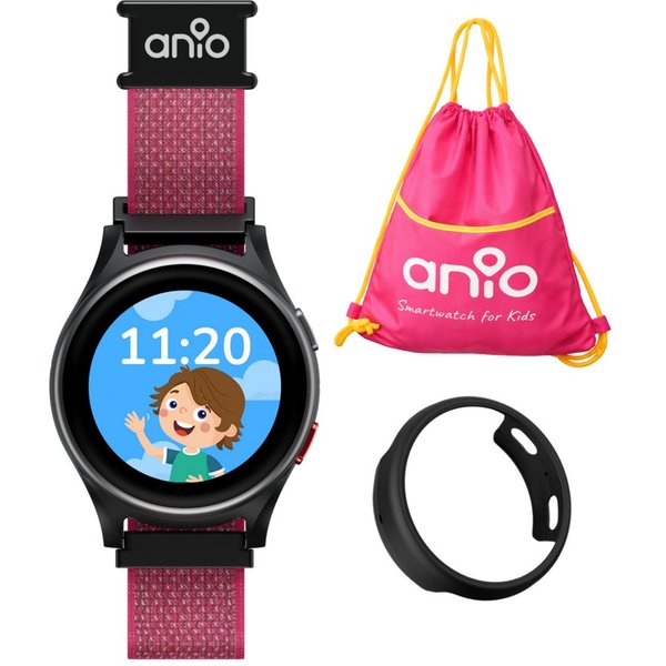 ANIO 6 Kinderuhr mit GPS & Anruffunktion Ortung SOS Knopf Smartwatch, 4G