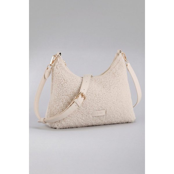 Aniston ACCESSOIRES Umhängetasche, Handtasche, Schultertasche in Teddy-Optik