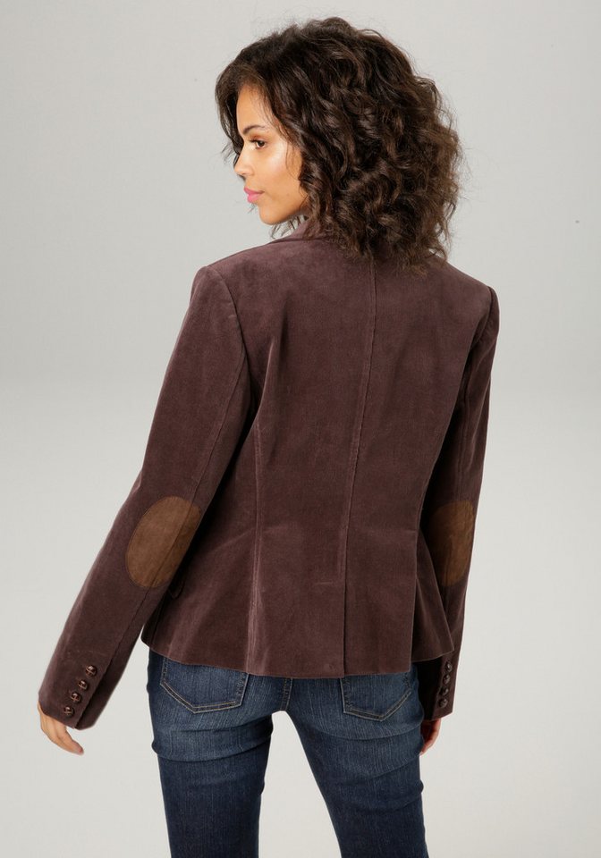 Aniston CASUAL Jackenblazer mit Stoff-Einfassungen und Ärmelpatches – Bild 2 von 5