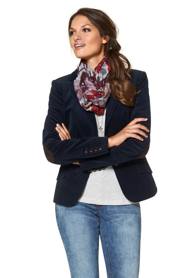 Aniston CASUAL Jackenblazer mit Stoff-Einfassungen und Ärmelpatches – Bild 5 von 5