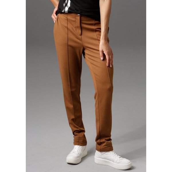 Aniston CASUAL Jerseyhose mit Biesen verziert
