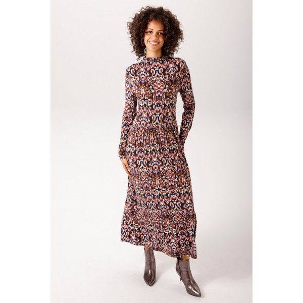 Aniston CASUAL Jerseykleid mit trendfarbenem, grafischen Druck - NEUE KOLLEKTION