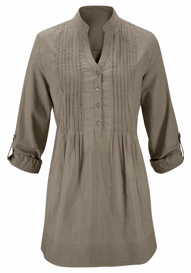 Aniston CASUAL Longbluse mit dekorativer Biesenverarbeitung – Bild 4 von 5