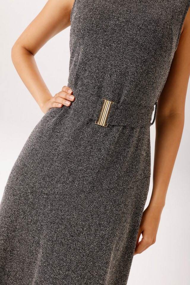 Aniston CASUAL Maxikleid mit breiten, abnehmbaren Gürtel - NEUE KOLLEKTION – Bild 3 von 5
