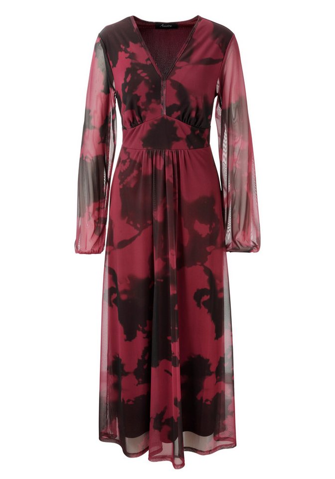 Aniston CASUAL Maxikleid mit großflächigen, grafischen Batik-Druck - NEUE KOLLEKTION – Bild 5 von 5