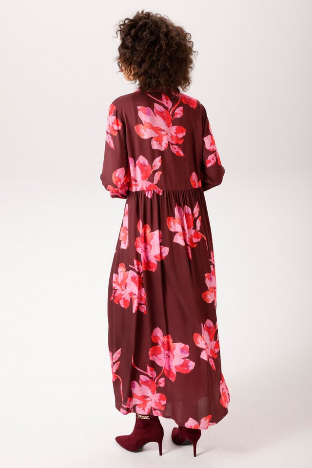 Aniston CASUAL Maxikleid mit großflächigen Batik-Blüten bedruckt - NEUE KOLLEKTION – Bild 2 von 5