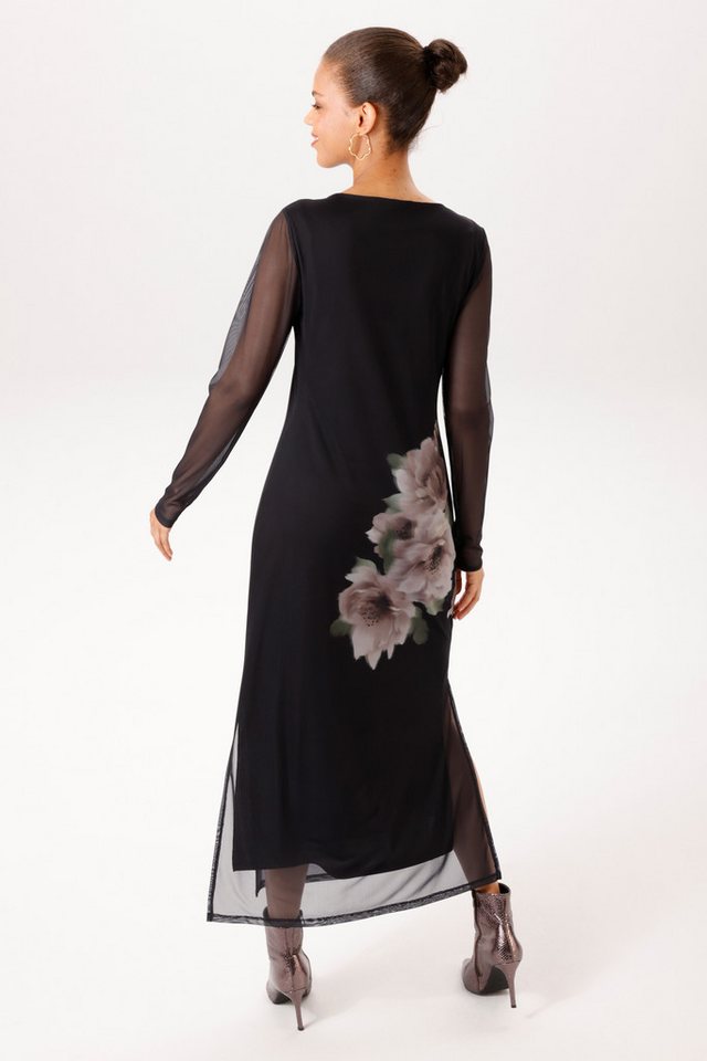 Aniston CASUAL Maxikleid mit großflächigen Batikblüten - NEUE KOLLEKTION – Bild 2 von 5